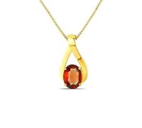 Arwacraft 6.25 Ratti 5.25 Carat Natural Hessonite Garnet Gomed Astrological Gold Pendant Locket Top A1+ Quality Loose Gemstone For Men And Women,S-B09H34RRMRNAMZ