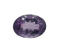 Arwacraft 7.25 Ratti / 6.50 Carat Natural Brazilian Amethyst/Katela Rich Purple Oval Mixed Cut Gemstone For Unisex-B0C2KXYXMRNAMZ
