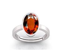 Arwacraft 8.25 Ratti 7.00 Carat Gomed Ring Ceylon Loose Gemstone Lab - Certified Natural Aa+ Quality Hessonite Garnet Adjustable Ring For Man And Women |1562|-B0C7QX6KMRNAMZ
