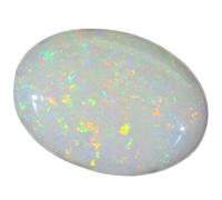 Arwacraft 8.25 Ratti / 7.55 Carat Premium Multifire Opal Stone Natural Oval Shape Australian Opal Loose Gemstone With Lab Certified For Men'S And Women'S-B0CRRQY5MRNAMZ