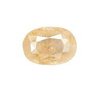 Arwacraft 8.46 Ratti Unheated Untreated Ceylon Quality (Yellow Sapphire) Pukhraj Stone Original Certified Natural Gemstone Aaa+ Quality-B0CKBZG6MRNAMZ