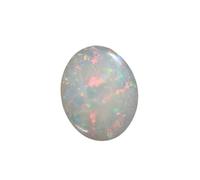 Arwacraft 8.71 Ratti (Opal) Stone Certified Natural Fire Aa++ Quality Oval White Astrological Australian Opal Loose Gemstone-B0C8V2HTMRNAMZ