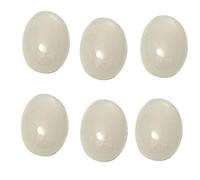 Arwacraft 88.6 Cts / 6 Pcs Natural White Gray Moonstone Ring Size Gemstones Lot From Sri Lanka-B07NPPX9MRNAMZ