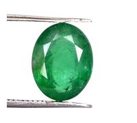 Arwacraft A++ Quality Colombian Emerald Stone Original 4.22 Ratti 3.87 Carat Unheated Lab Certified Loose Precious Panna Gemstone-B0D1N8KKMRNAMZ