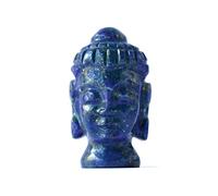 Arwacraft Buddha Head - Lapis Lazuli 25 Gm Size - 1.5-2 Inch Natural Healing Chakra Balancing Crystal Stone-B07TVJMBMRNAMZ
