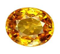 Arwacraft Certified Yellow Sapphire Stone Ceylon Quality Pukhraj Gemstone 6.50 Carat/Ct Certified Natural Gemstone Aaa Quality-B0BMQ1FJMRNAMZ