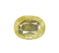 Arwacraft Ceylon Mined Yellow Sapphire Gemstone Pukhraj Loose Stone 3.11 Ratti 2.68 Carat Certified Natural Loose Gemstone-B0CKXB2LMRNAMZ