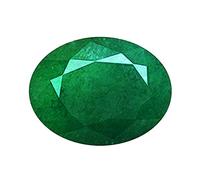 Arwacraft Emerald Loose Gemstone 12.50 Ratti Natural Certified Precious Beryl Panna Stone For Men And Women Deluxe Stone.-B0BCG6G5MRNAMZ