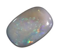 Arwacraft Gems 17.25 Ratti Natural Opal Stone Lab Certified Gemstone Cushion White Astrological Australian Opal Loose Gemstone For Man Or Women-B0CFR6XTMRNAMZ