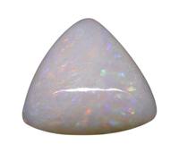 Arwacraft Gems 2.25 Ratti*1.75 Carat Tringle Safe Natural Opal Stone Lab Certified Gemstone White Astrological Australian Opal Loose Gemstone For Man Or Women-B0CFR8X1MRNAMZ