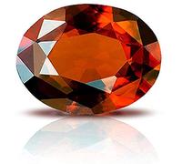 Arwacraft Gems 9.25 Ratti 8.39 Carat Certified Natural Hessonite Garnet A1+ Quality (Gomed Siloni) Loose Gemstone For Man And Woman By Lab Certified-B08JJ8QJMRNAMZ