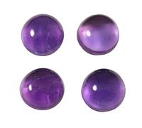 Arwacraft Goyal Exports Amethyst Natural Gemstone Cabochon 8X8 Mm Round Shape 4 Pcs Wholesale Lot 9.1Cts Gtc-458-B09SPZC7MRNAMZ