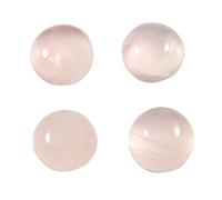 Arwacraft Goyal Exports Rose Quartz Natural Gemstone Cabochon 8X8 Mm Round Shape 4 Pcs Wholesale Lot 8.45Cts Gtc-456-B09SPZ5NMRNAMZ