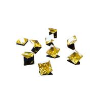 Arwacraft Hi International 2Mm To 10Mm Aaa Grade Square Yellow Color Cubic Zirconia, Synthetic Yellow Diamond Transparent Loose Stone Supplies Zircon For Jewellry Making-B0CXF53ZMRNAMZ