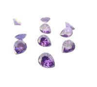Arwacraft Hi International 3X5Mm To 10X12Mm Aaa Grade Pear Shape Amethyst Color Cubic Zirconia, Synthetic Amethyst Diamond Transparent Loose Stone Supplies Zircon For Jewellry Making-B0CY8D8KMRNAMZ