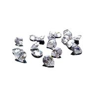 Arwacraft Hi International 3X5Mm To 10X12Mm Aaa Grade Pear Shape White Color Cubic Zirconia, Synthetic White Diamond Transparent Loose Stone Supplies Zircon For Jewellry Making-B0CY8CKSMRNAMZ
