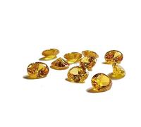 Arwacraft Hi International 3X5Mm To 15X20Mm Aaa Grade Oval Shape Yellow Color Cubic Zirconia, Synthetic Yellow Diamond Transparent Loose Stone Supplies Zircon For Jewellry Making-B0CY867HMRNAMZ