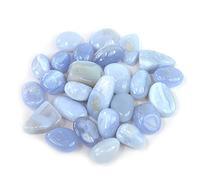 Arwacraft Natural Blue Lace Agate Tumble Stone Raw Rough Stones For Reiki Healing And Crystal Healing Tumbled Stone (Color : Blue)-B097STL5MRNAMZ