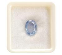 Arwacraft Natural Blue Sapphire Stone 3.25 Ratti Certified Blue Sapphire/Neelam Precious Loose Gemstone A+++ Quality-B0CFTXBLMRNAMZ