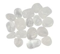Arwacraft Natural Brazilian Clear Quartz Tumble Stone Raw Rough Stones For Reiki Healing And Crystal Healing Tumbled Stone (Color : Clear)-B097ST8PMRNAMZ
