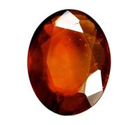 Arwacraft Natural Gomed Stone 7.25 Ratti / 6.52 Carat Original Certified Hessonite Garnet A1+ Quality Gemstone-B0B5CY3GMRNAMZ