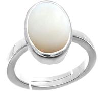 Arwacraft Natural Opal Gemstone Ring Weight 4.00 Carat Opal Stone Asthadhatu Free Size Anguthi For Men And Women By Lab - Certified-B09NRSVPMRNAMZ