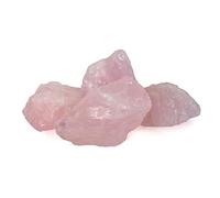Arwacraft Natural Rose Quartz Rough, Raw Stone 250 Grams, Rose Quartz Raw Stones-B09PDZB5MRNAMZ