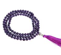Arwacraft ® Natural Stone Mala (108+1 Bead With Tassel) Size:- 8 Mm, Gemstone For Vastu Healing Mediation Reiki & Pooja, For Men And Women-B08QZKRQMRNAMZ