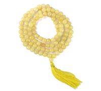 Arwacraft Natural Yellow Calcite Mala Crystal Stone 8 Mm Diamond Cut/Faceted 108 Beads Jap Mala For Reiki Healing Crystal Stones (Color : Yellow)-B08WLN9VMRNAMZ