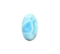 Arwacraft Noor Fatma Gems Natural Larimar Gemstone Sky Blue Super Clour Stone Healing Stone Oval Shape Make A Ring-B0D9QN9XMRNAMZ