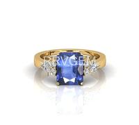 Arwacraft Origianal Certified Natural Blue Sapphire Ring 5.25 Ratti / 5.00 Carat Handcrafted Finger Ring With Beautifull Stone Men & Women Jewellery Collectible Lab - Certified-B0CH4H82MRNAMZ
