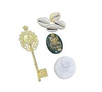 Arwacraft Shivam Agate Diwali Crystal Kit With Gomti Chakra, Laxmi Kaudi, Kuber Key - Divali Gift Puja Set C(Pack Of 1)-B0DJQLZVMRNAMZ