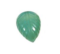 Arwacraft Sky Blue Onyx Carved Leaves Gemstone Ring Size For Locket Rectify Astrological Dosha Of Planet Saturn In The 6Th, 8Th Or 12Th House Of Horoscope-B089XWX5MRNAMZ