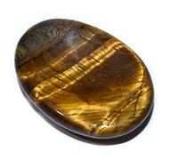 Arwacraft Worry/Thumb Stone - Tiger Eye Set Of 5 Piece Length 35-40Mm Worth 25-30Mm Natural Healing Crystal Stone-B07TGTR8MRNAMZ