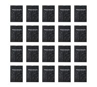 Arwrilt 20 PCS Disposable Trash Bags for Car, Self-Adhesive Car Garbage Bag, Large Capacity Car Puke Bag with Drawstring, Multi-purpose Strong Loading Car Trash Can for Travel Camping Home (Black)