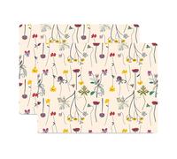Åry Home Herbarium placemat 30x40 cm 2-pack Off-white