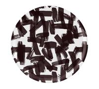 Åry Home Kryss tray Ø38 cm Black-white