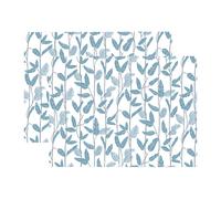 Åry Home Mougli Blue placemat 30x40 cm 2-pack Blue-white