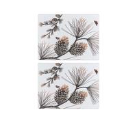 Åry Home Pine Cone placemat 2-pack Cotton white