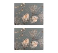 Åry Home Pine Cone placemat 2-pack moss grey