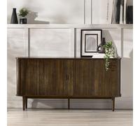 Arya Ribbed Dark Oak Large Sideboard - 160cm - 2 Door