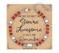 AryaHozel Tiny Gemstone Beaded Bracelets for Women Teen Girls, You are Awesome Bracelets, Unique Gifts for Her Friend Sister Mom Daughter Granddaughter on Mothers Day/Birthday/Graduation/Easter, M