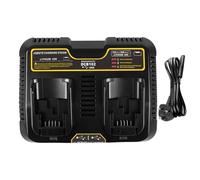 ARyee 3.0A Dual Ports Fast Charger for Dewalt 12V-20V Battery, Replacement Charger Compatible with Dewalt DCB Series Tools Lithium Battery DCB102 DCB120 DCB121, with 2 USB Ports
