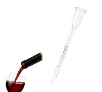 ARYIMYDP 1 Piece Alcohol Meter for Beer, Glass Vinometer from 0 to 25 Vol, Density Meter, Alcoholic Content Percentage, Vinometer Wine Degrees, Ideal as a Wine Mimeter