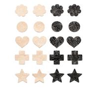 ARYIMYDP 10 Pairs Glitz Pasties Rave Nipple Covers Stickers for Women, Disposable Adhesive Nipple Pads, Multiple Design