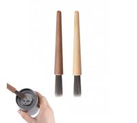 ARYIMYDP 2 Cleaning Brushes for Coffee Machines - Barista Accessories with Soft Bristles, Toothbrush for Coffee Grinder and Filter Holder with Wood Handle