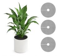 ARYIMYDP 3 x 30 cm plant pot grids, can be cut to size, plant protection grid, cat repellent, prevents soil ejection, protects plants and potting soil from pets and children