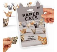 ARYIMYDP Cat Origami Set with 50 Sheets, Eco Friendly Paper for Easy Folding, Handicraft for Beginners and Experts, Colorful Desk Decoration, Creative Gift for Animal Lovers