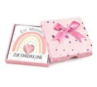 ARYIMYDP Mutstein for Children First Day of School, School Child 2026 Gift, Lucky Charm and Courage for Back to School, with Lovingly Designed Card, Perfect First Day of School Gift for the School