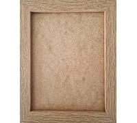 Aryllis 5x5 Photo Frame, Oak Colour, U.K. Manufactured, Free-Standing and Wall Hanging Picture Frame with Perspex Front